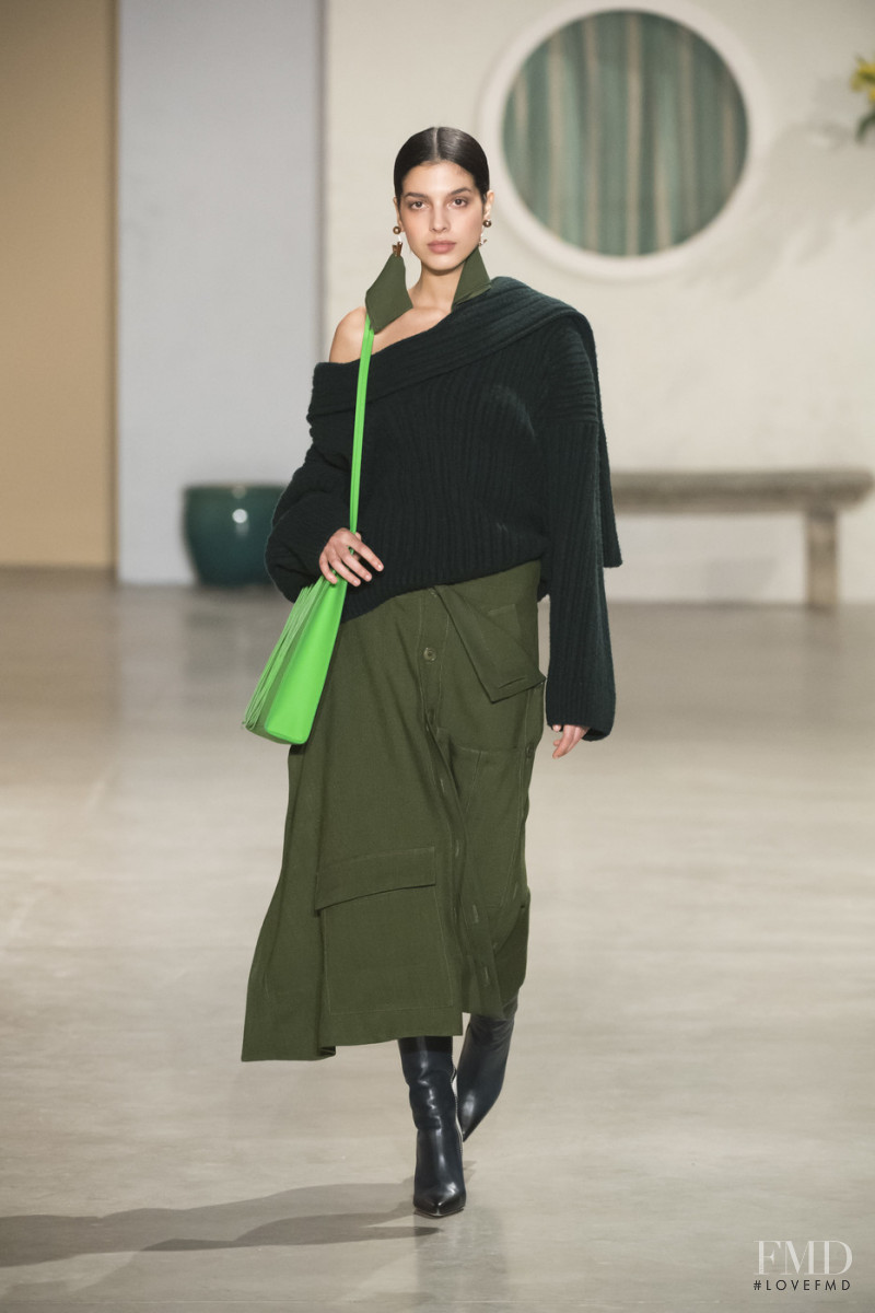 Rawiyaa Madkouri featured in  the Jacquemus fashion show for Autumn/Winter 2019