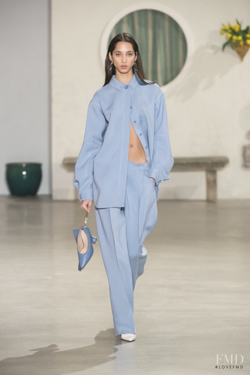 Yasmin Wijnaldum featured in  the Jacquemus fashion show for Autumn/Winter 2019