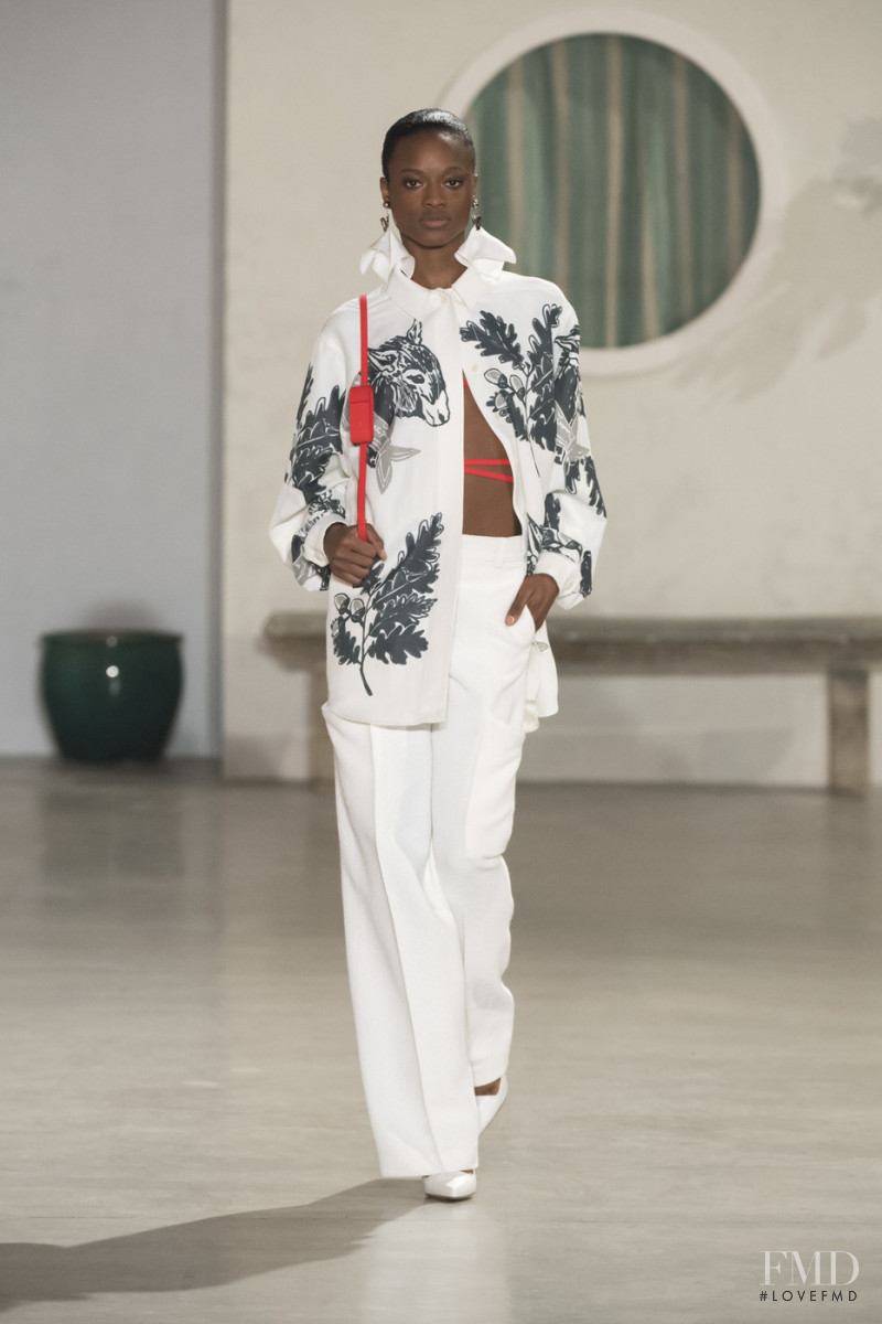 Mayowa Nicholas featured in  the Jacquemus fashion show for Autumn/Winter 2019