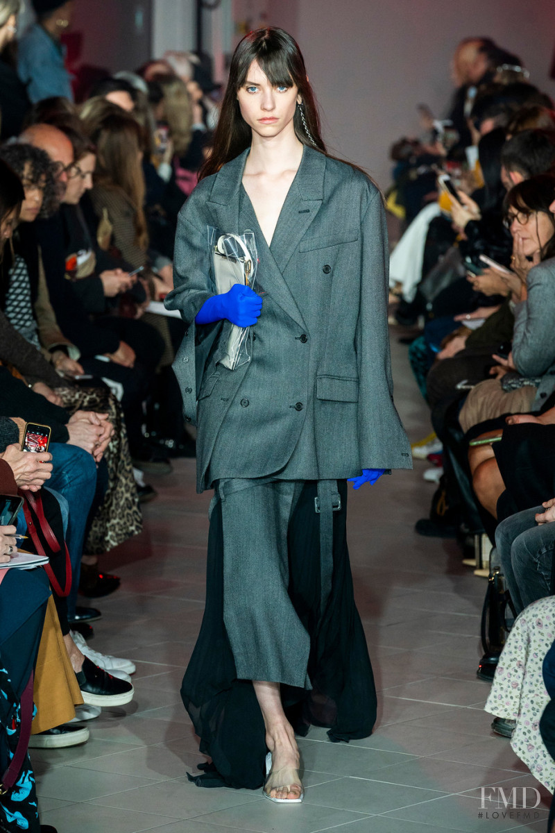 Sophie Martynova featured in  the Rokh fashion show for Autumn/Winter 2019