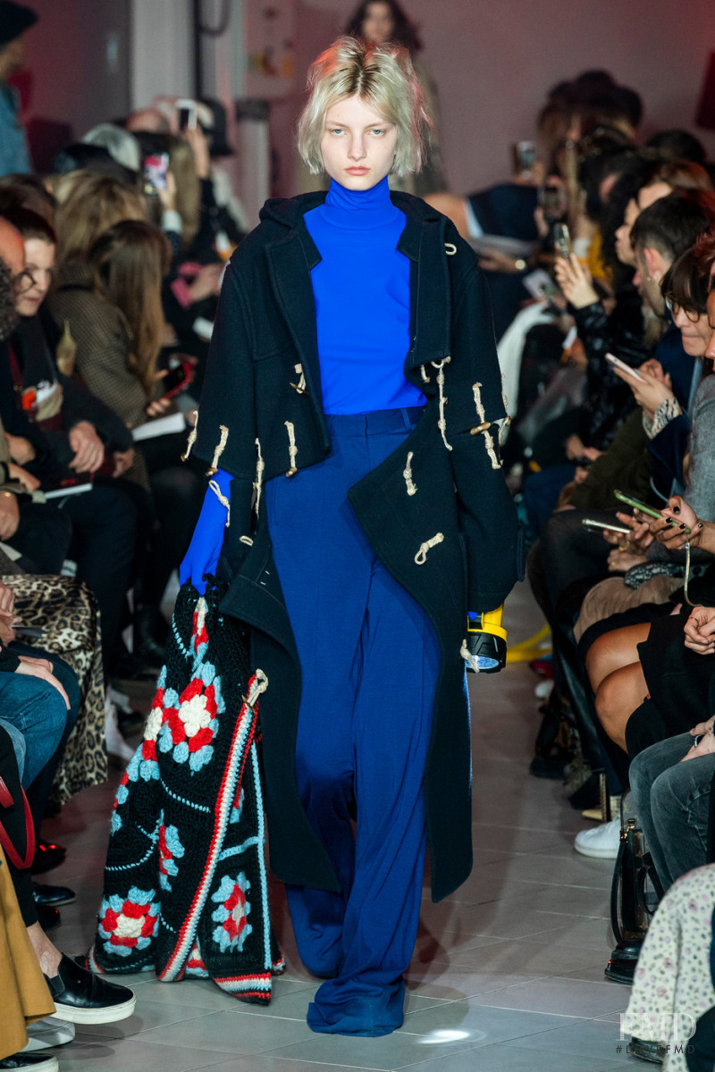 Kristin Soley Drab featured in  the Rokh fashion show for Autumn/Winter 2019