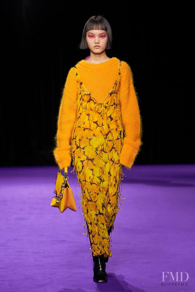 Pan Hao Wen featured in  the Kenzo fashion show for Autumn/Winter 2019