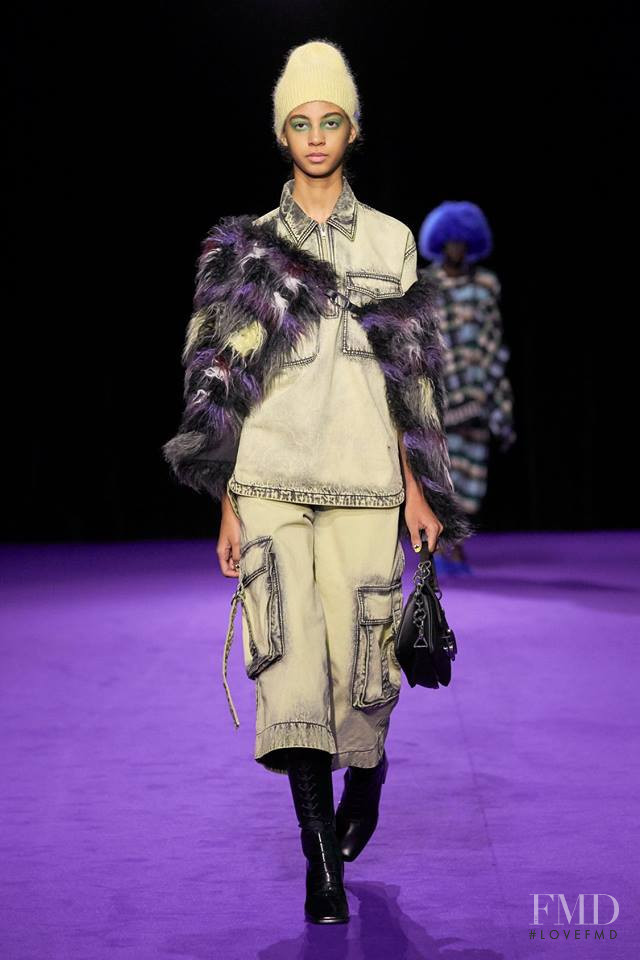 Rocio Marconi featured in  the Kenzo fashion show for Autumn/Winter 2019