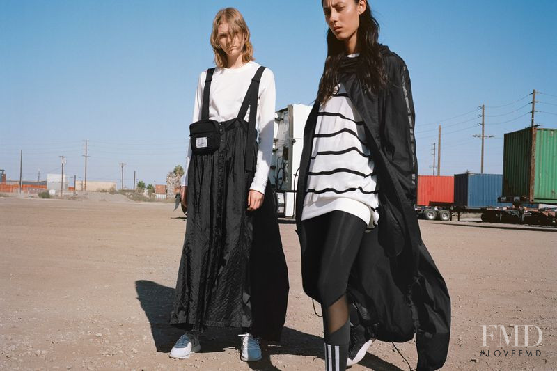 Marland Backus featured in  the Y-3 advertisement for Spring/Summer 2019