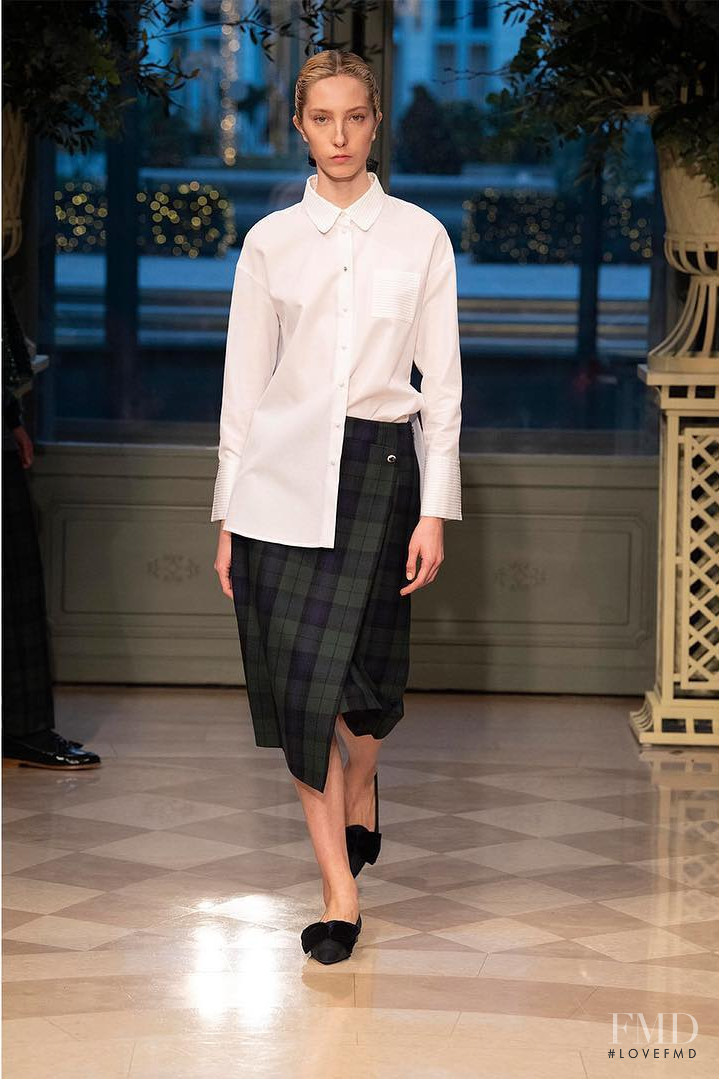 Sasha  Komarova featured in  the Weill fashion show for Autumn/Winter 2019