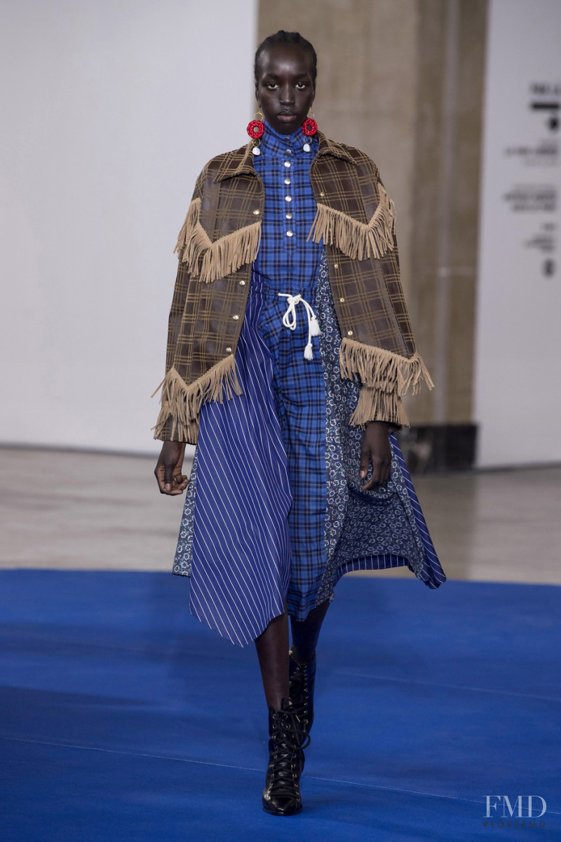 Niko Riam featured in  the VICTORIA/TOMAS fashion show for Autumn/Winter 2019