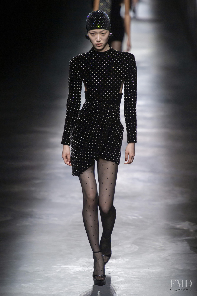 So Ra Choi featured in  the Saint Laurent fashion show for Autumn/Winter 2019
