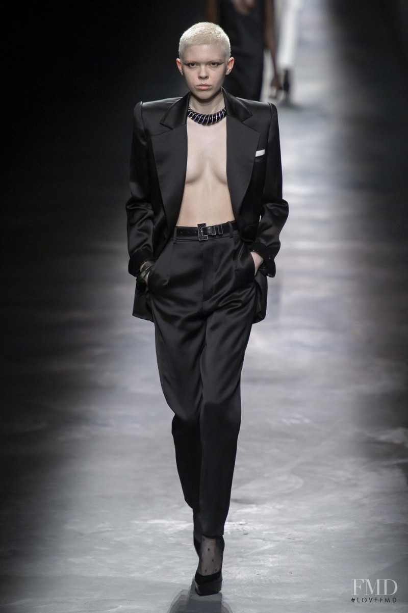 Mads Mullins featured in  the Saint Laurent fashion show for Autumn/Winter 2019