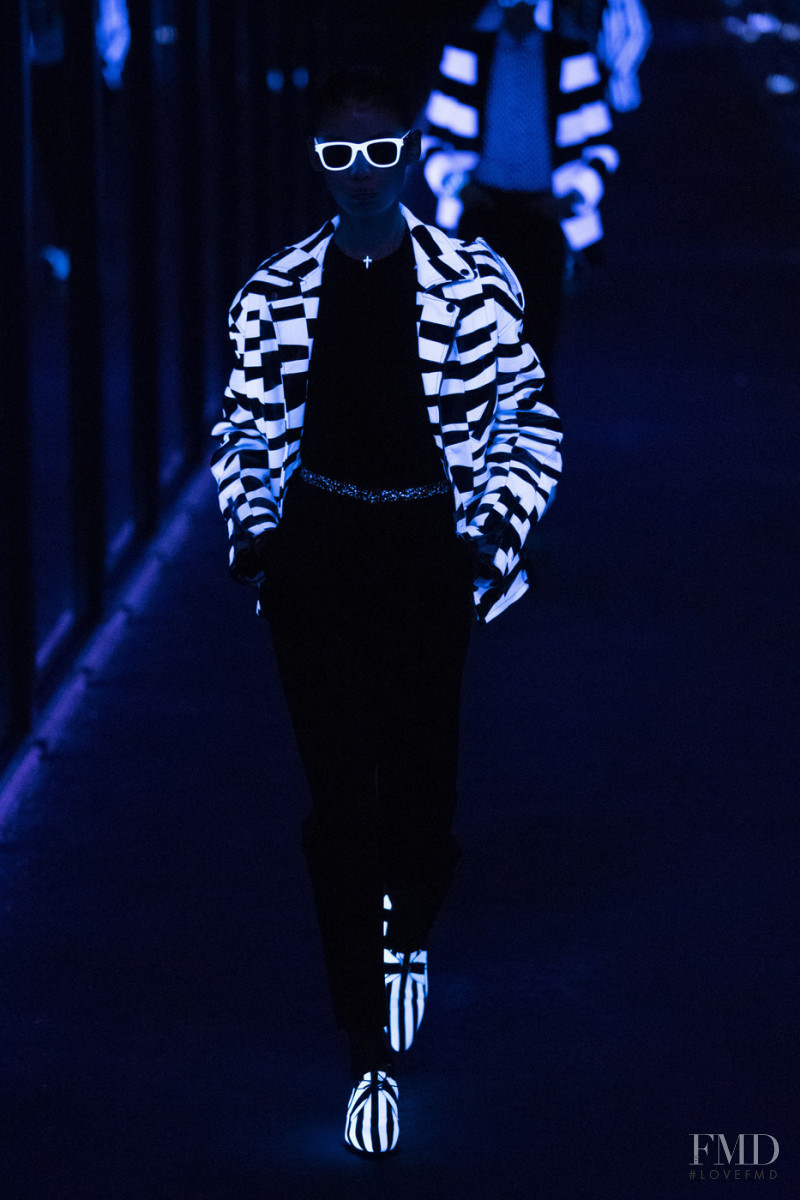 Tang He featured in  the Saint Laurent fashion show for Autumn/Winter 2019