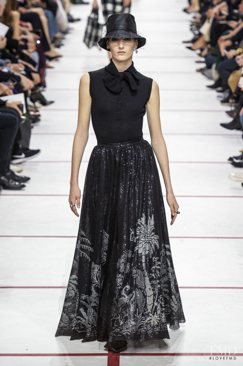 Mel Amy Van Roemburg featured in  the Christian Dior fashion show for Autumn/Winter 2019