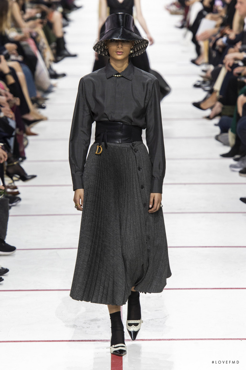 Nora Attal featured in  the Christian Dior fashion show for Autumn/Winter 2019