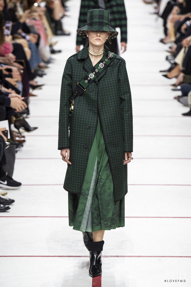 Harleth Kuusik featured in  the Christian Dior fashion show for Autumn/Winter 2019