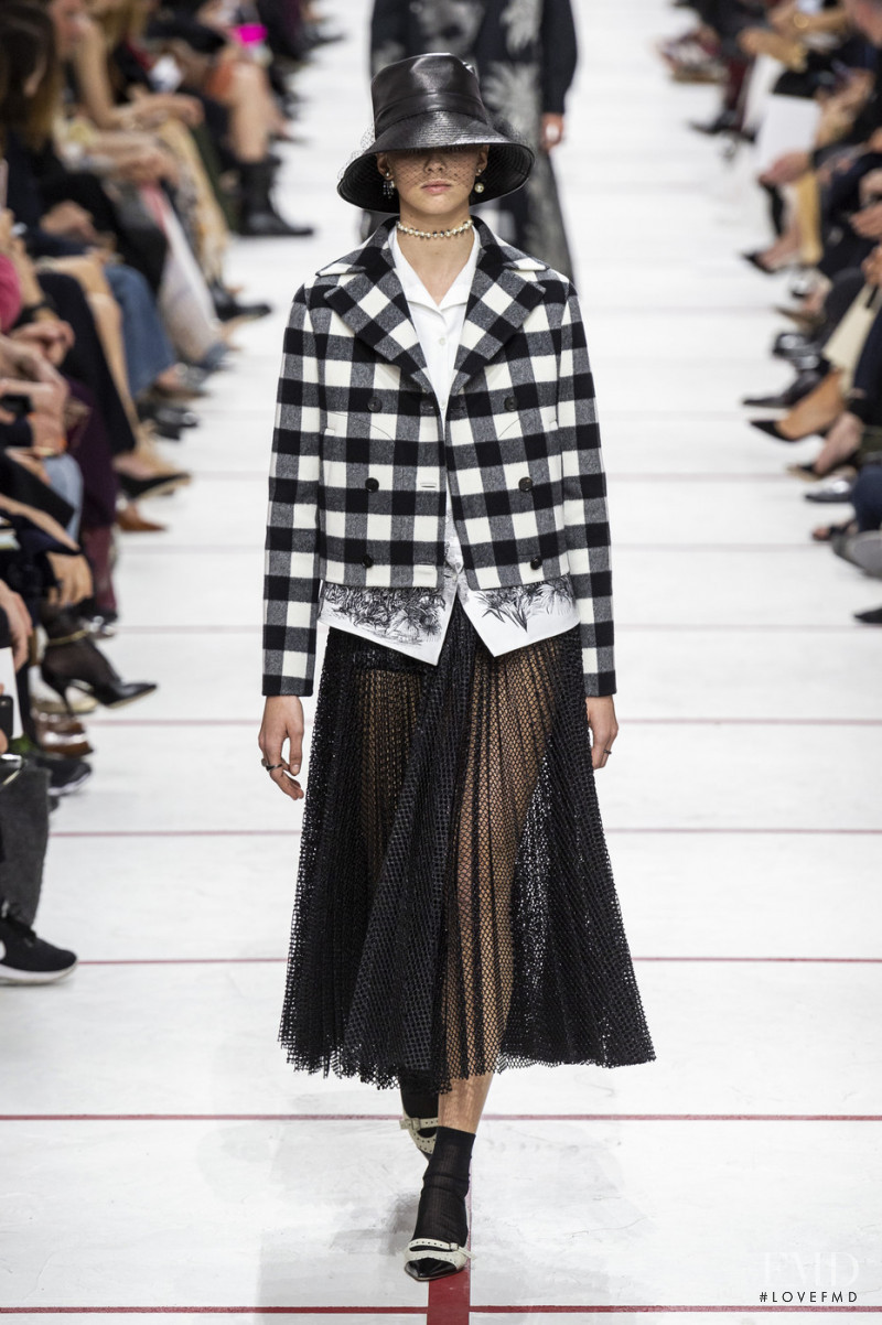 Eloise Cloes featured in  the Christian Dior fashion show for Autumn/Winter 2019