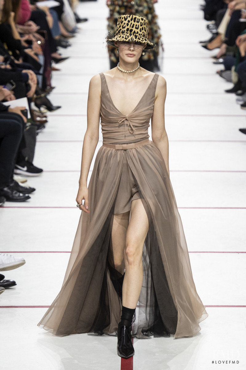 Kris Grikaite featured in  the Christian Dior fashion show for Autumn/Winter 2019