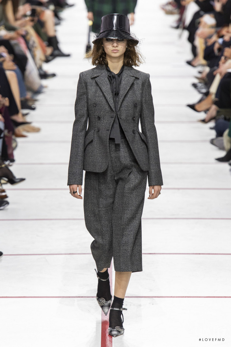 Giselle Norman featured in  the Christian Dior fashion show for Autumn/Winter 2019
