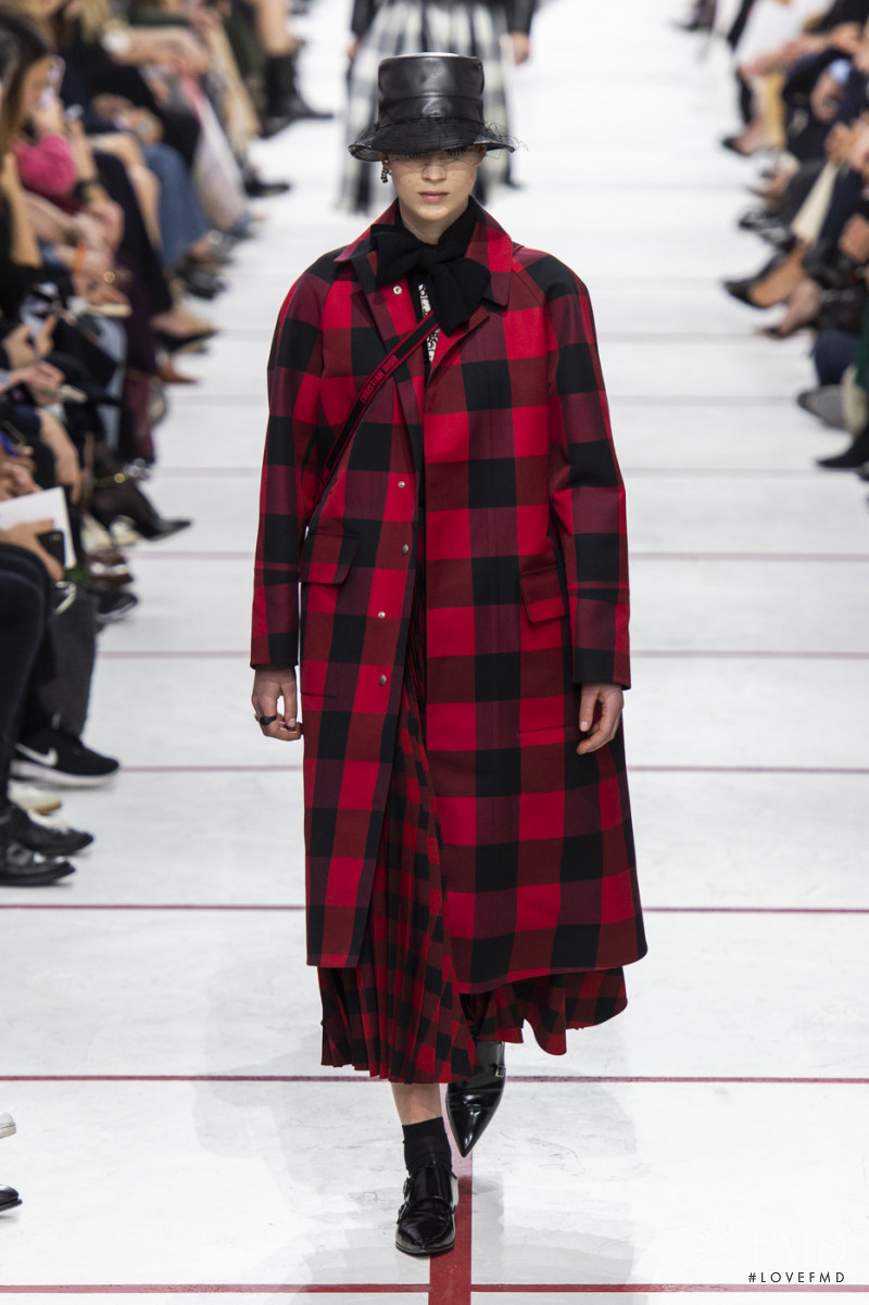 Sara Eirud featured in  the Christian Dior fashion show for Autumn/Winter 2019