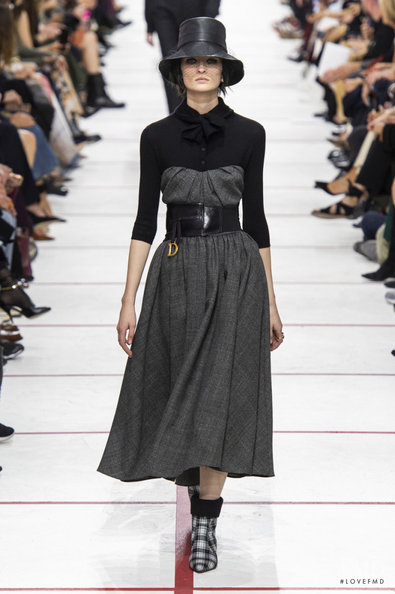 Lara Mullen featured in  the Christian Dior fashion show for Autumn/Winter 2019