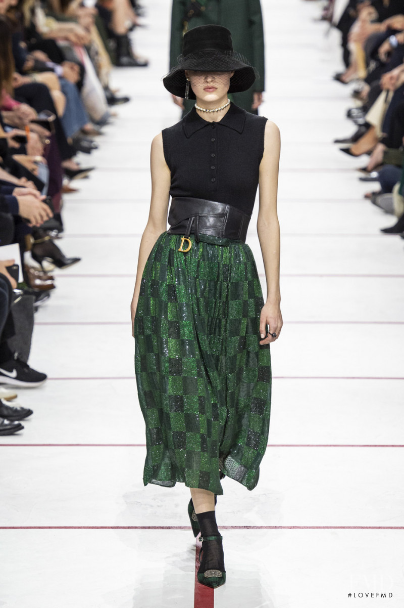 Nana Skovgaard Andersen featured in  the Christian Dior fashion show for Autumn/Winter 2019