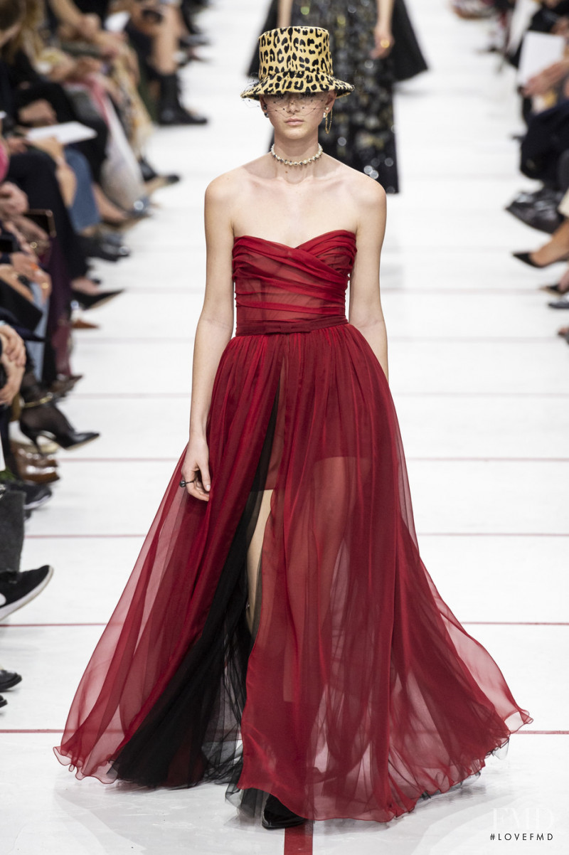 Sara Grace Wallerstedt featured in  the Christian Dior fashion show for Autumn/Winter 2019