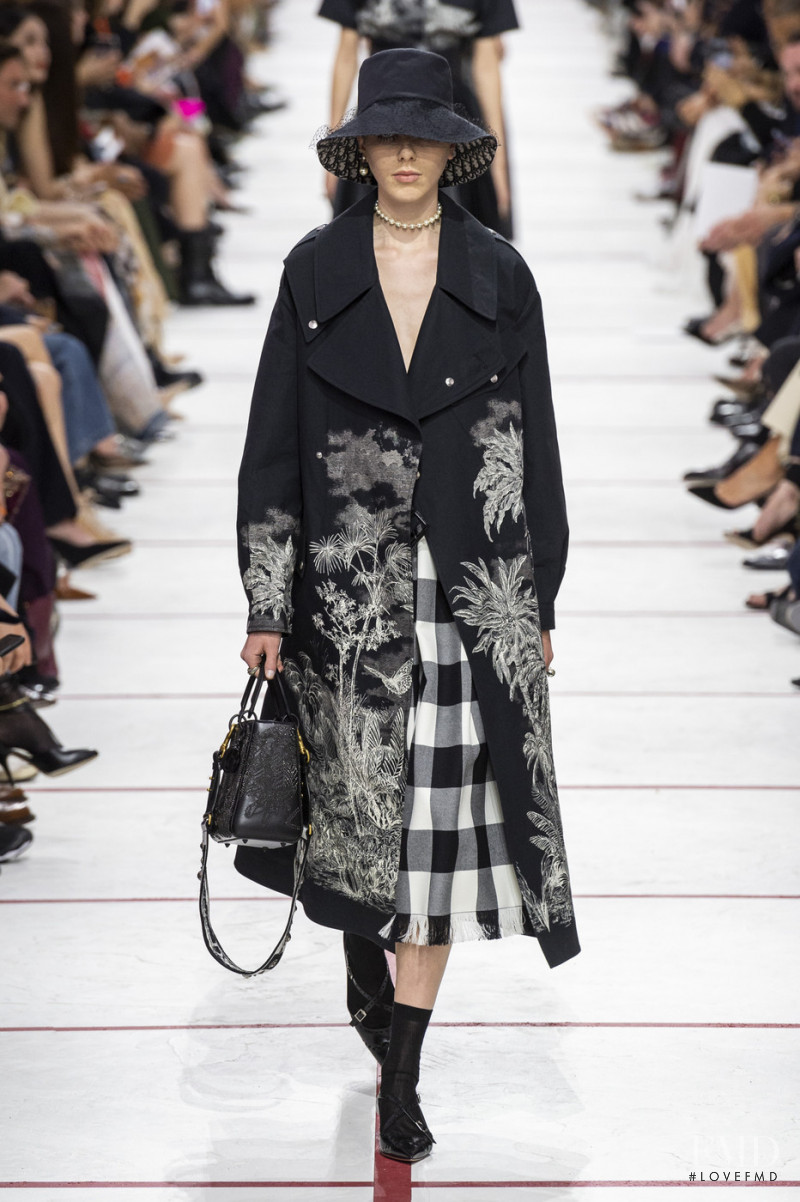 Madeleine Knighton featured in  the Christian Dior fashion show for Autumn/Winter 2019