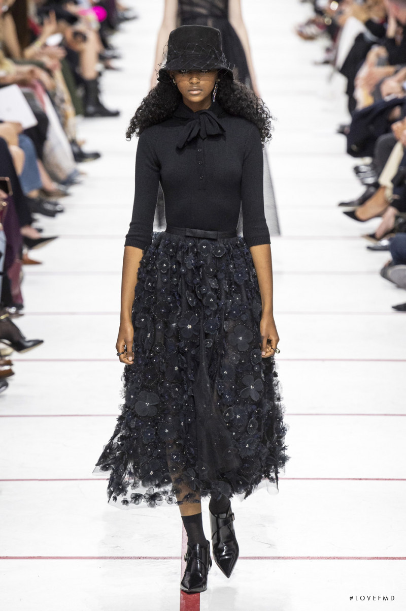 Dotain Yeshitela featured in  the Christian Dior fashion show for Autumn/Winter 2019