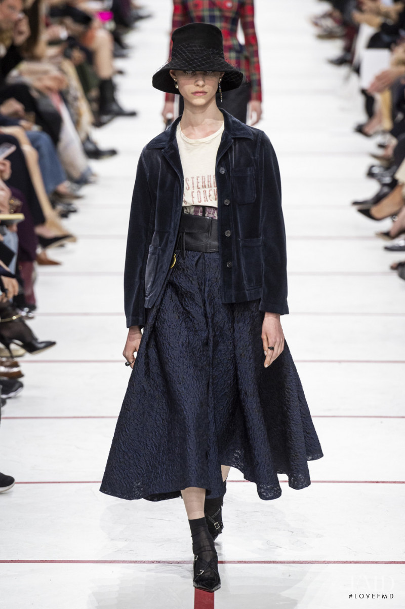 Sophie Martynova featured in  the Christian Dior fashion show for Autumn/Winter 2019