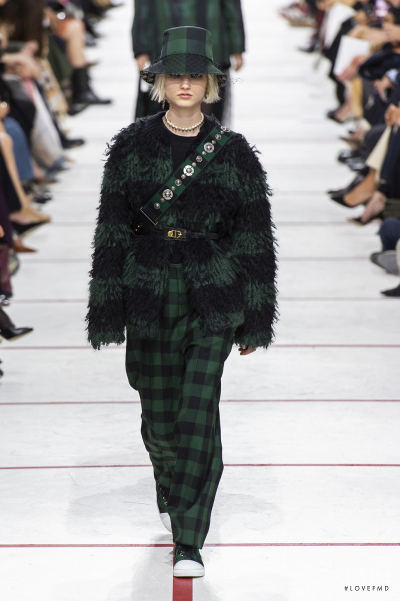 Kristin Soley Drab featured in  the Christian Dior fashion show for Autumn/Winter 2019