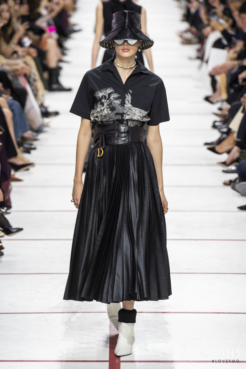Charlotte Rose Hansen featured in  the Christian Dior fashion show for Autumn/Winter 2019