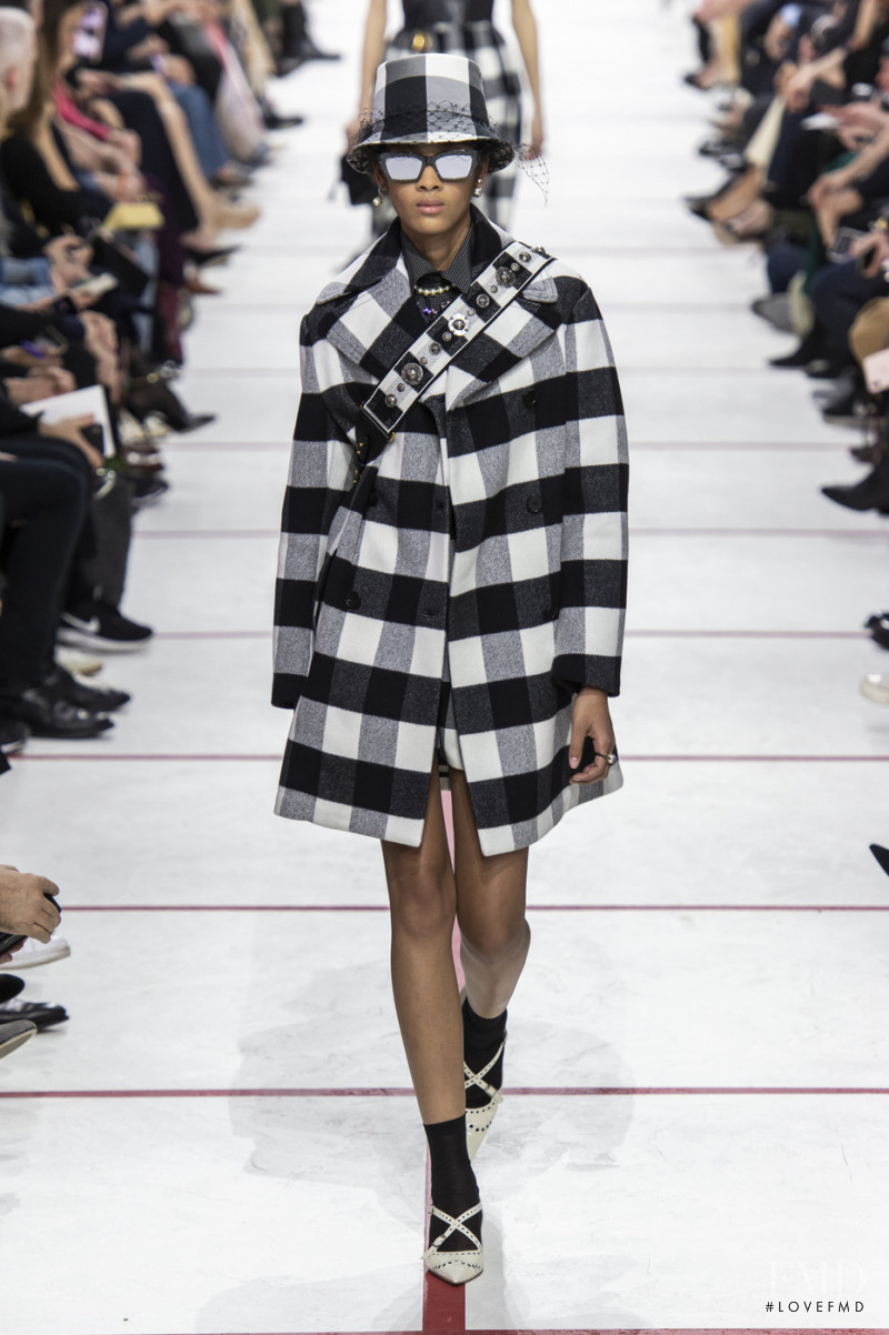 Licett Morillo featured in  the Christian Dior fashion show for Autumn/Winter 2019