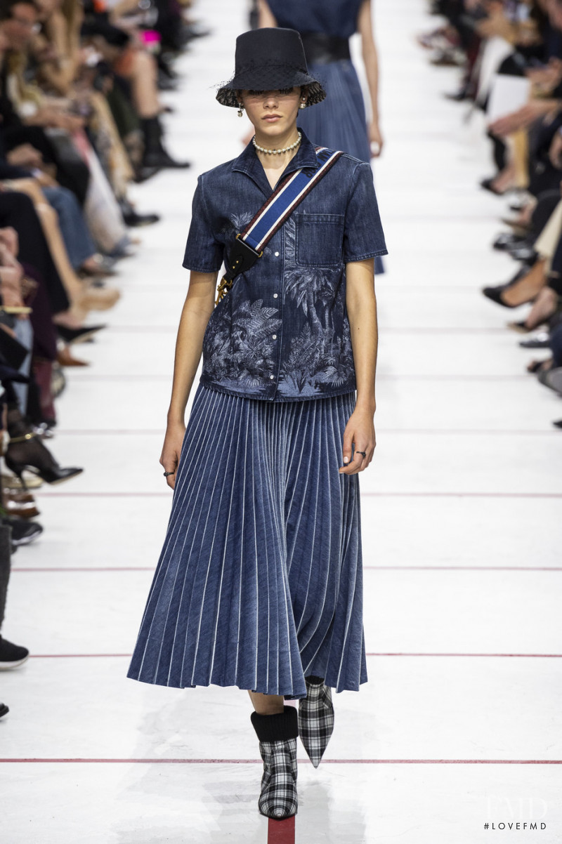 Martine Dirkzwager featured in  the Christian Dior fashion show for Autumn/Winter 2019