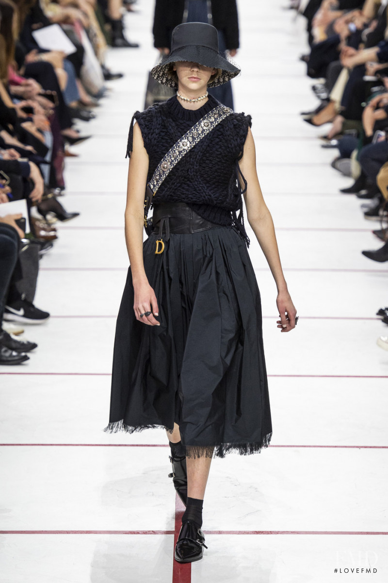 Bente Oort featured in  the Christian Dior fashion show for Autumn/Winter 2019