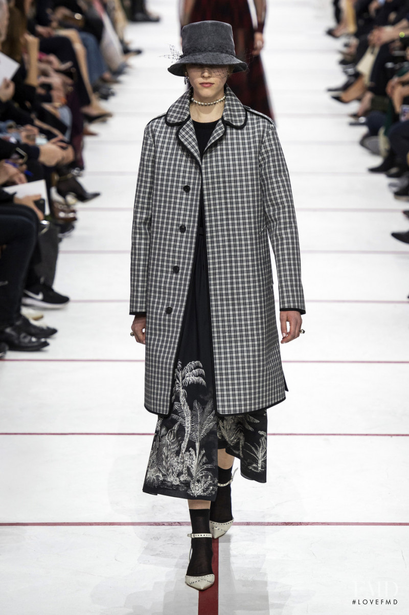 Marie Zuelsdorf featured in  the Christian Dior fashion show for Autumn/Winter 2019