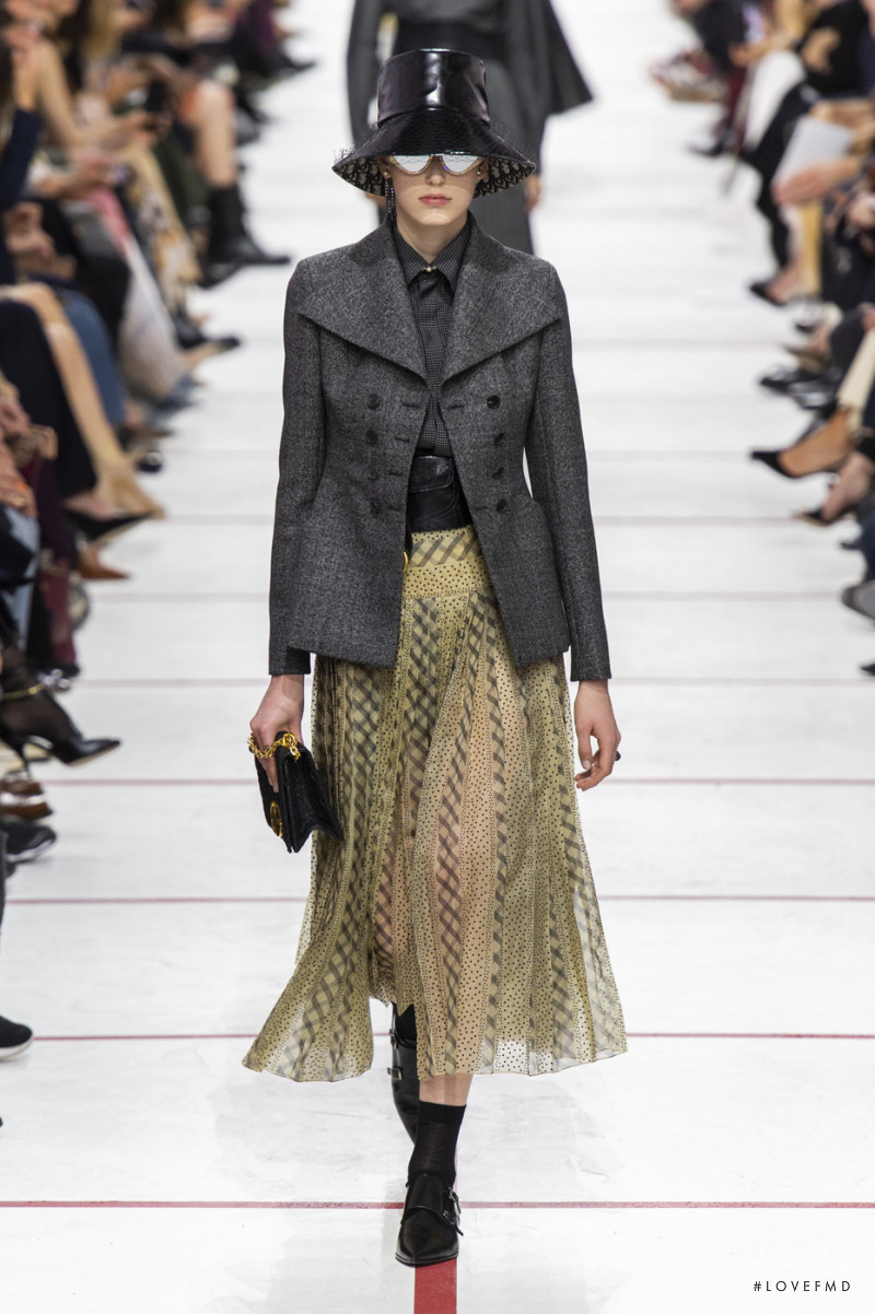 Maaike Straver featured in  the Christian Dior fashion show for Autumn/Winter 2019