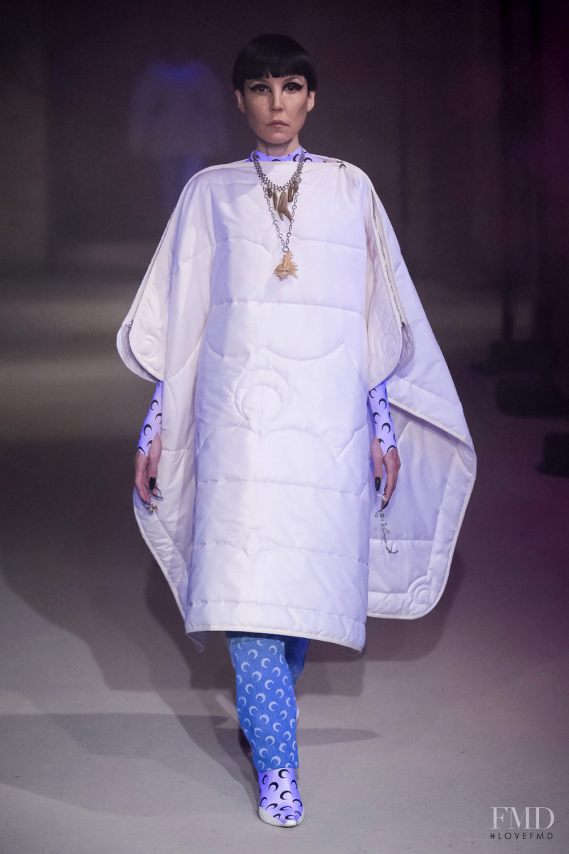 Laura Delicata featured in  the Marine Serre fashion show for Autumn/Winter 2019