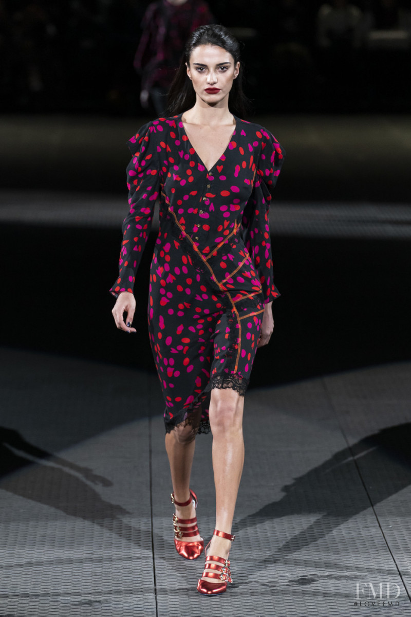 Gabrielle Caunesil featured in  the Koche fashion show for Autumn/Winter 2019