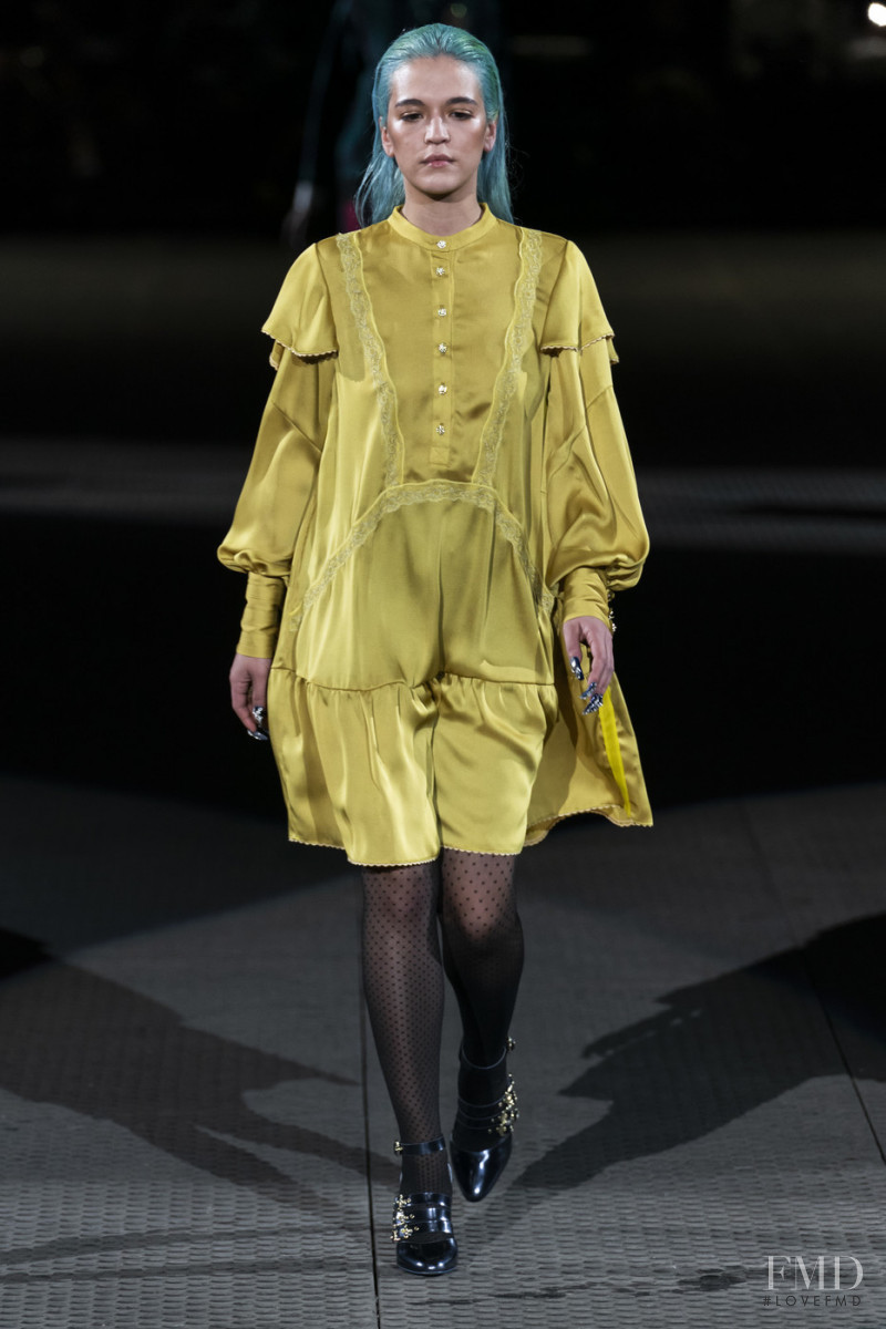 Marissa Seraphin featured in  the Koche fashion show for Autumn/Winter 2019