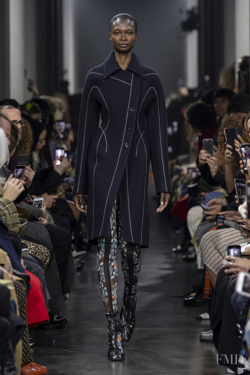 Debra Shaw featured in  the Mugler fashion show for Autumn/Winter 2019