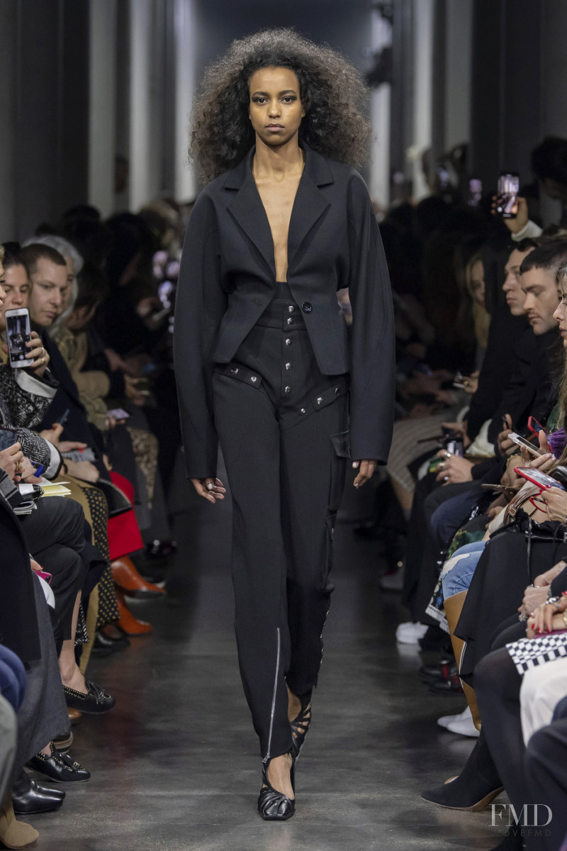 Carmen Amare featured in  the Mugler fashion show for Autumn/Winter 2019