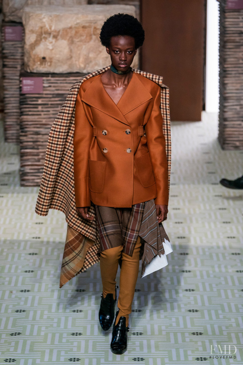 Eya Mariam Diawara featured in  the Lanvin fashion show for Autumn/Winter 2019