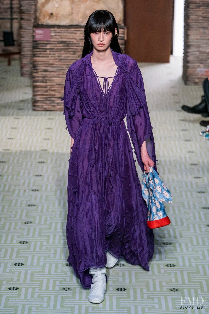 Miki Ehara featured in  the Lanvin fashion show for Autumn/Winter 2019