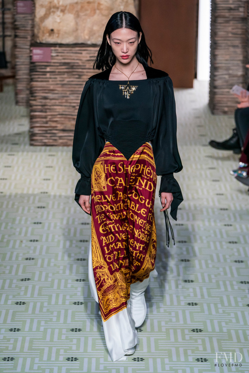 So Ra Choi featured in  the Lanvin fashion show for Autumn/Winter 2019
