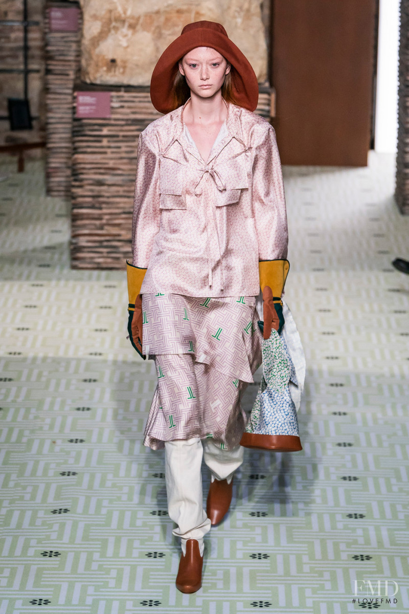 Sara Grace Wallerstedt featured in  the Lanvin fashion show for Autumn/Winter 2019