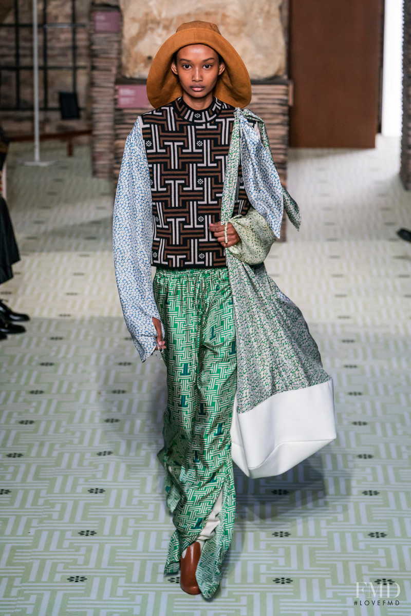 Ugbad Abdi featured in  the Lanvin fashion show for Autumn/Winter 2019