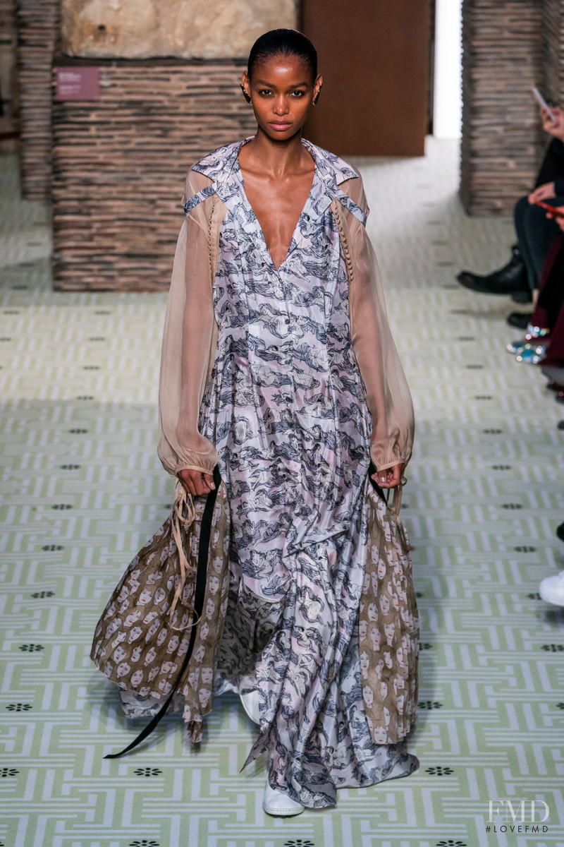 Blesnya Minher featured in  the Lanvin fashion show for Autumn/Winter 2019