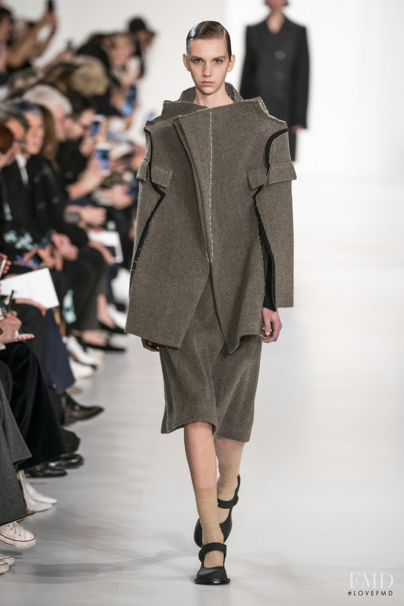 Bente Oort featured in  the Maison Martin Margiela fashion show for Autumn/Winter 2019