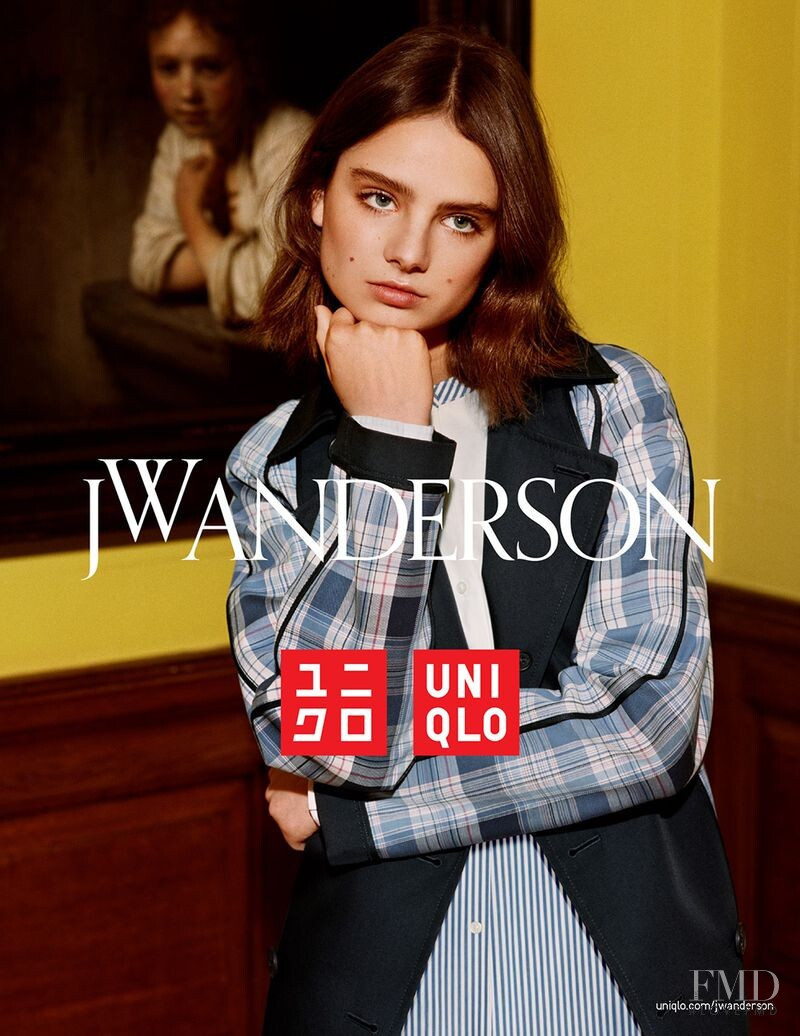 Giselle Norman featured in  the Uniqlo JWA X Uniqlo S/S 2019 advertisement for Spring/Summer 2019