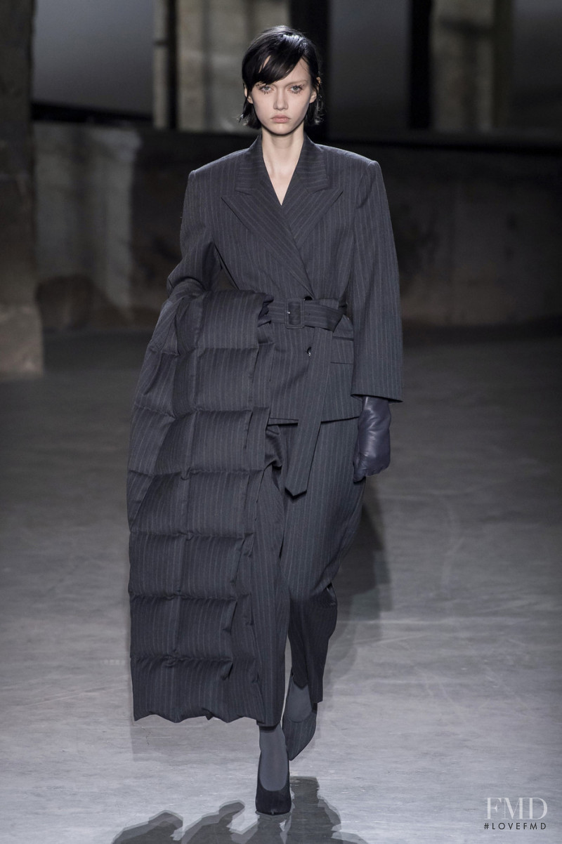 Sofia Steinberg featured in  the Dries van Noten fashion show for Autumn/Winter 2019