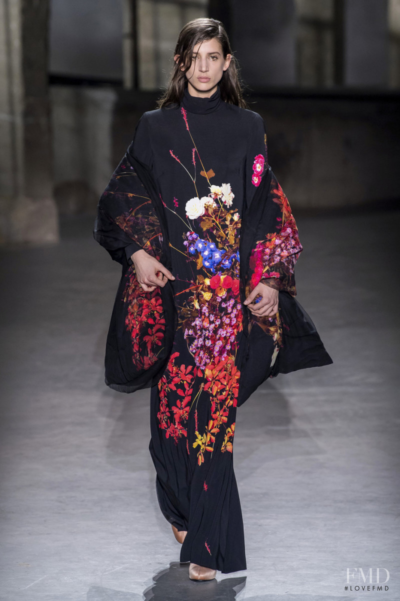 Rachel Marx featured in  the Dries van Noten fashion show for Autumn/Winter 2019