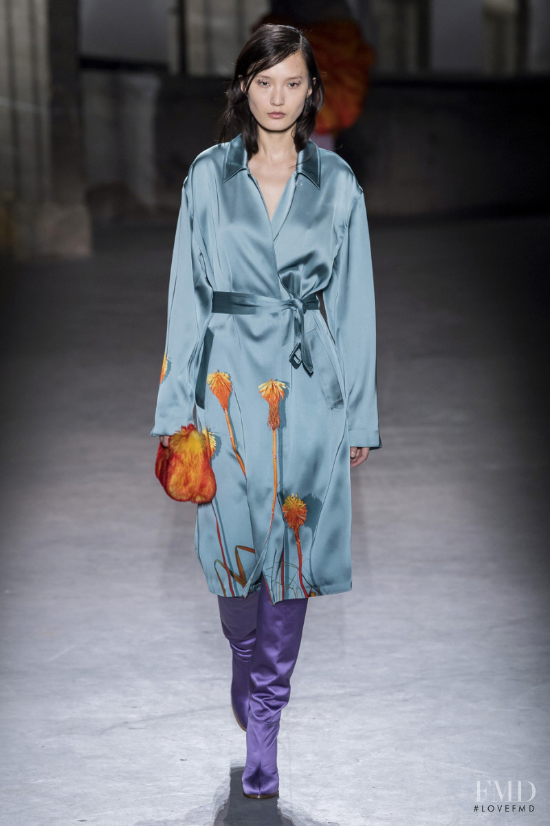 Liu Chunjie featured in  the Dries van Noten fashion show for Autumn/Winter 2019