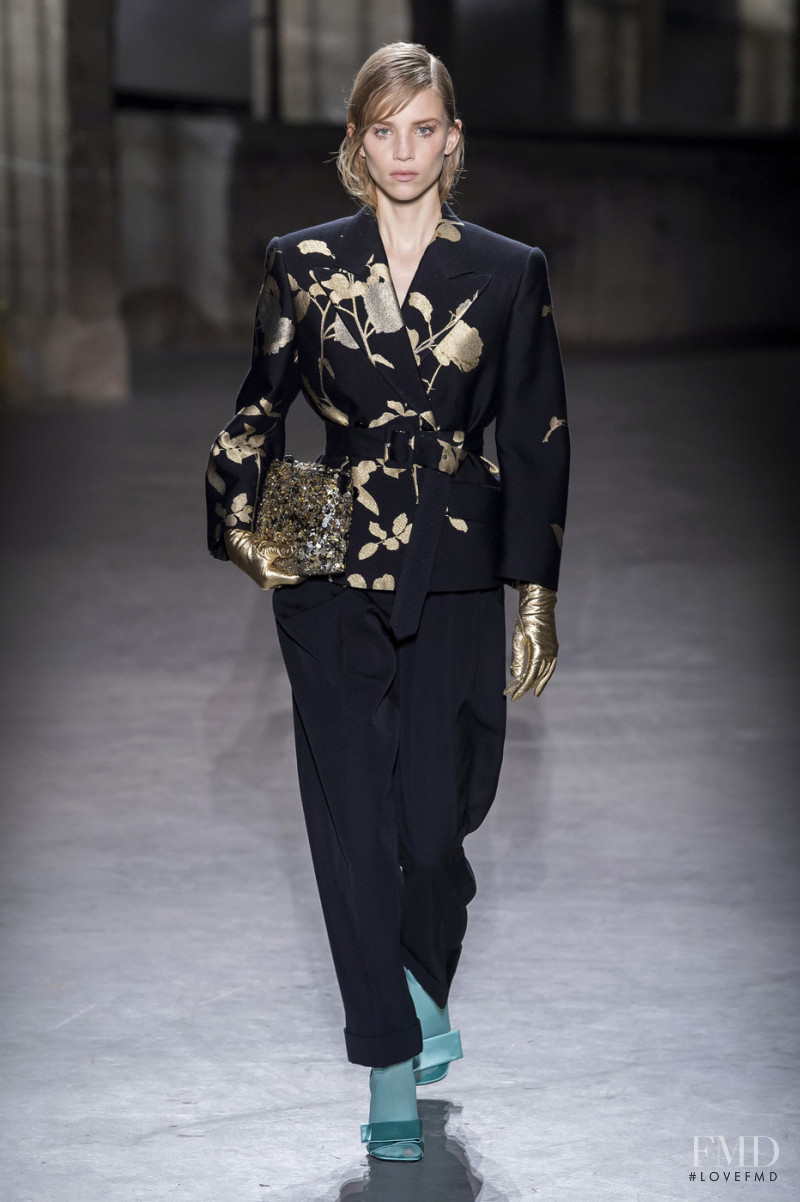 Rebecca Leigh Longendyke featured in  the Dries van Noten fashion show for Autumn/Winter 2019
